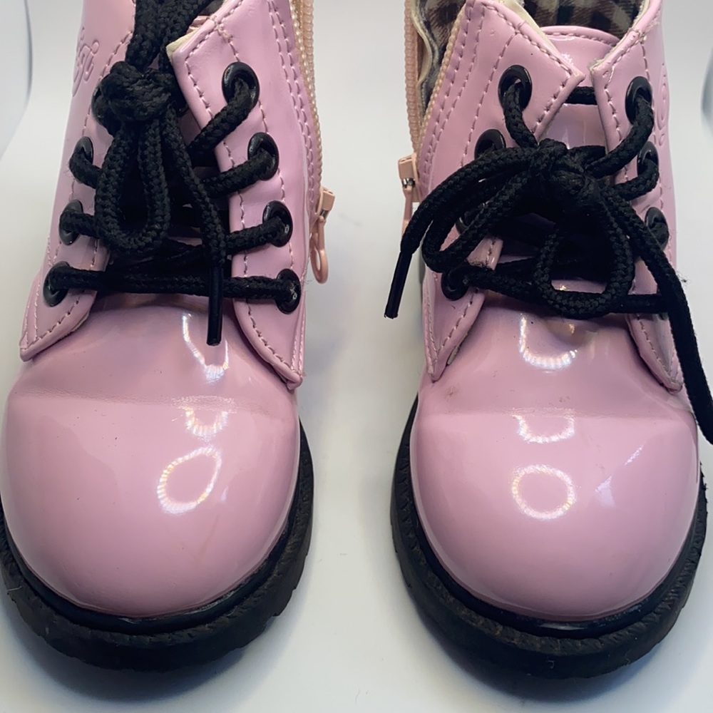 Dinimigi toddler girl boots pink size 21